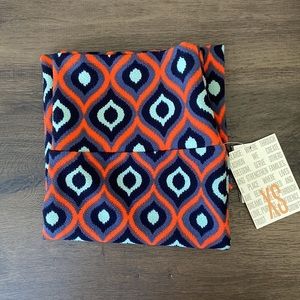LuLaRoe XS Extra Small Women’s Cassie Stretch Pencil Skirt Geometric Orange